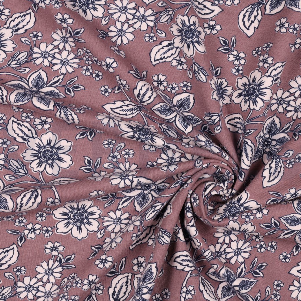 SOFT SWEAT FLOWERS OLD BLUSH #2