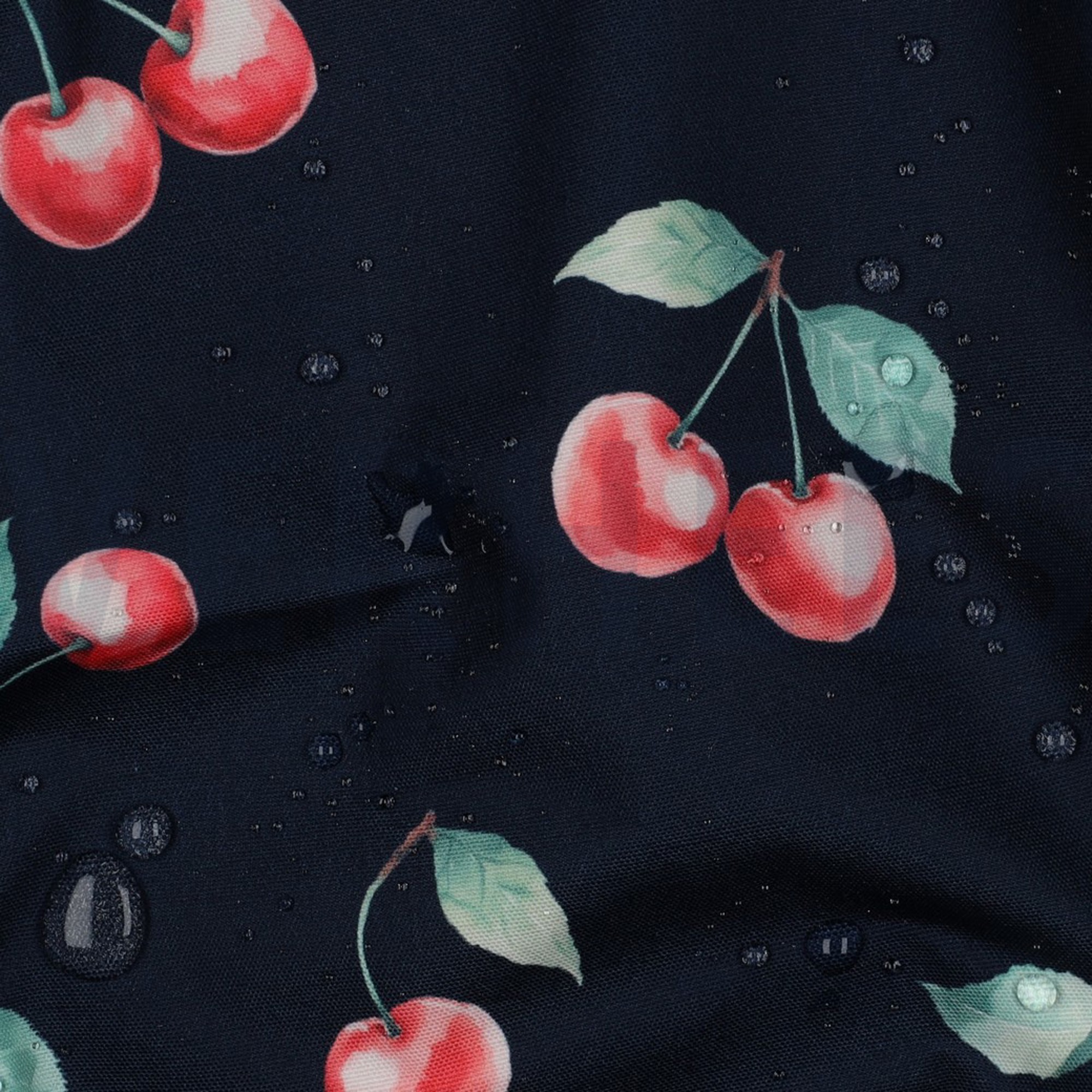 TABLECLOTH DIGITAL WATERPROOF CHERRIES NAVY (high resolution) #2