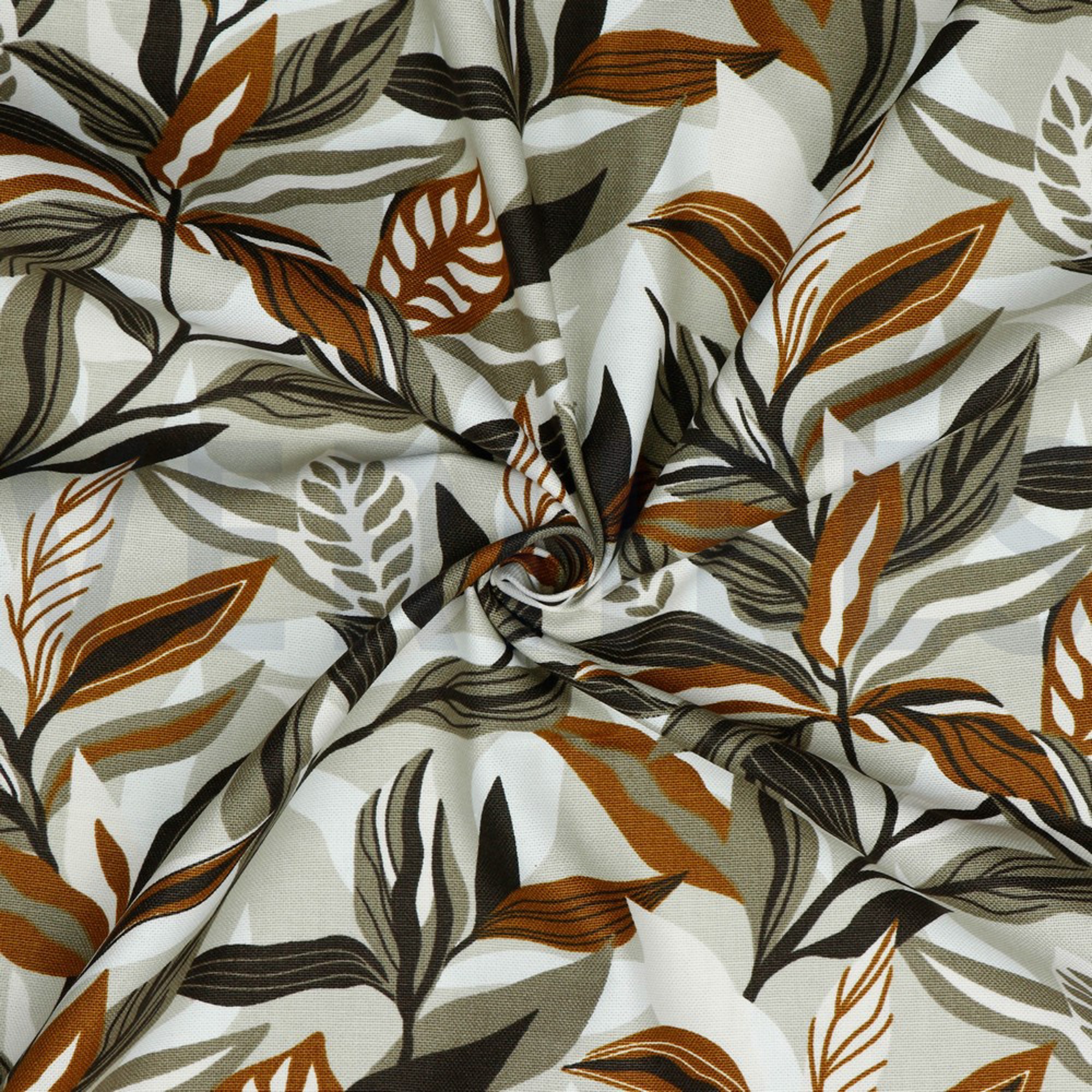 CANVAS LEAVES TAUPE (high resolution) #2