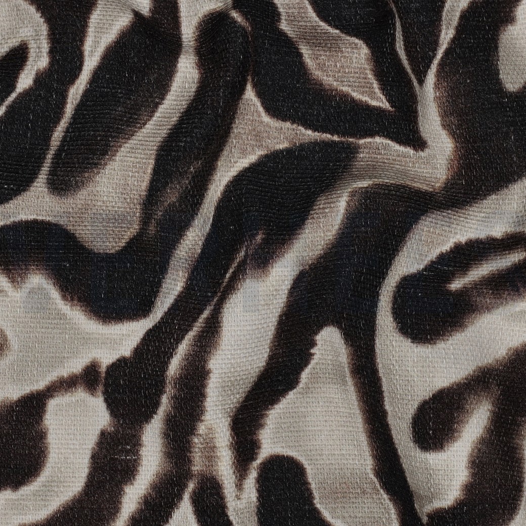 CANVAS SLUB DIGITAL ANIMAL SKIN SAND #2