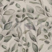 CANVAS LINEN LOOK DIGITAL LEAVES NATURAL (thumbnail) #2