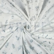 DOUBLE GAUZE GOTS DIGITAL FOREST WHITE (thumbnail) #2