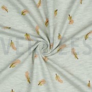 JERSEY MELANGE GLITTER FEATHER ECRU MELANGE (thumbnail) #2