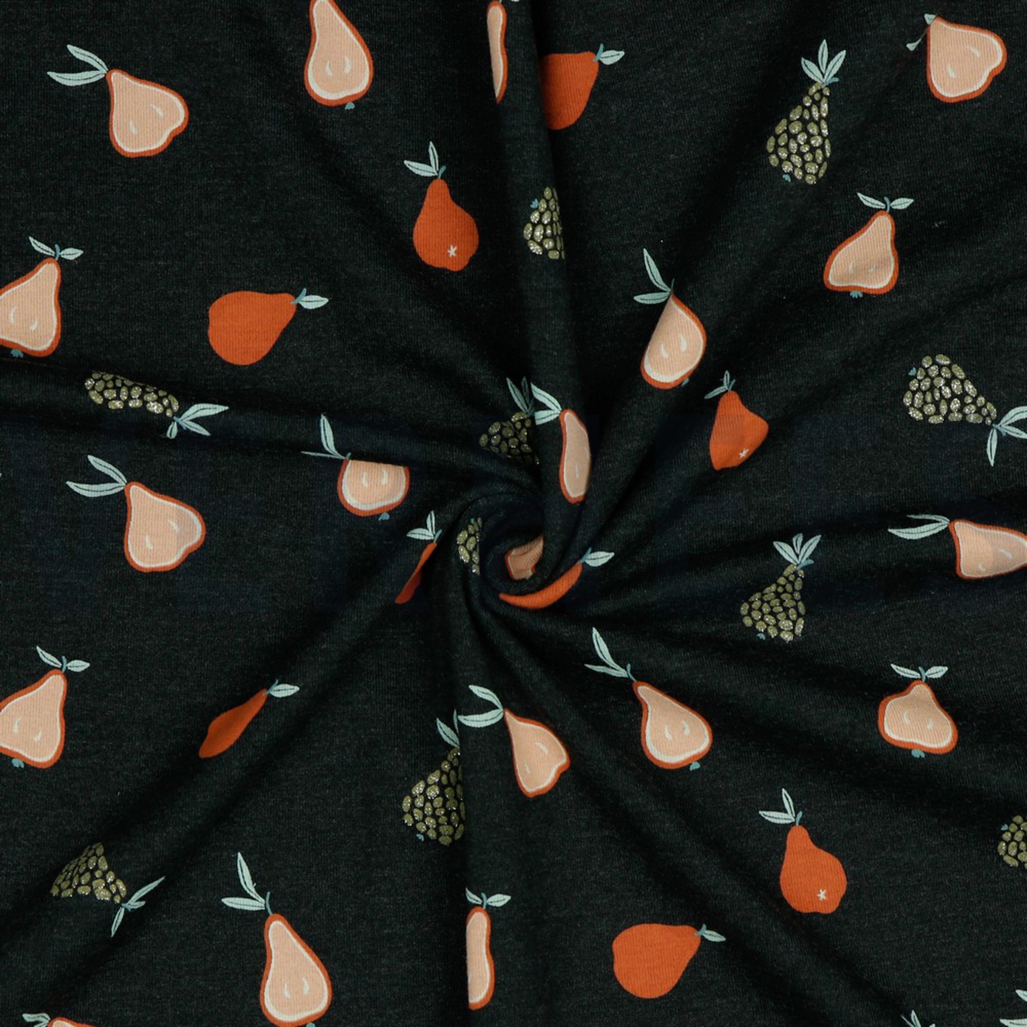 JERSEY MELANGE GLITTER PEAR ANTHRACITE MELANGE (high resolution) #2