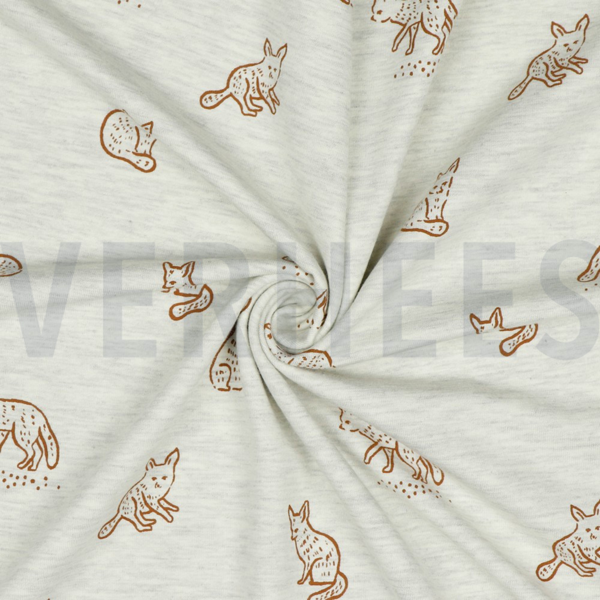 JERSEY MELANGE ANIMAL ECRU MELANGE (high resolution) #2