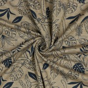 JERSEY MELANGE MONKEYS TAUPE MELANGE (thumbnail) #2