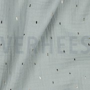 DOUBLE GAUZE FOIL STRIPES MINT/GOLD (thumbnail) #2