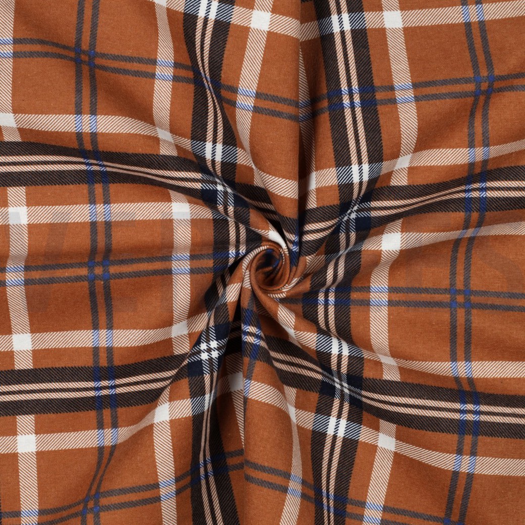 FLANNEL PLAID RUST #2