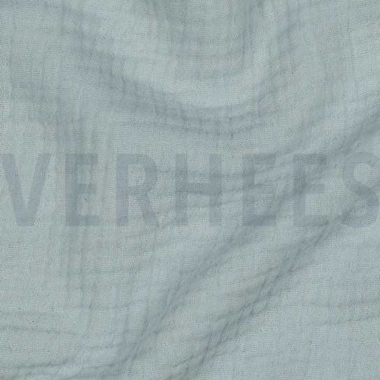 BAUMWOLLE MUSSELIN DREILAGIG GOTS MINZE #7