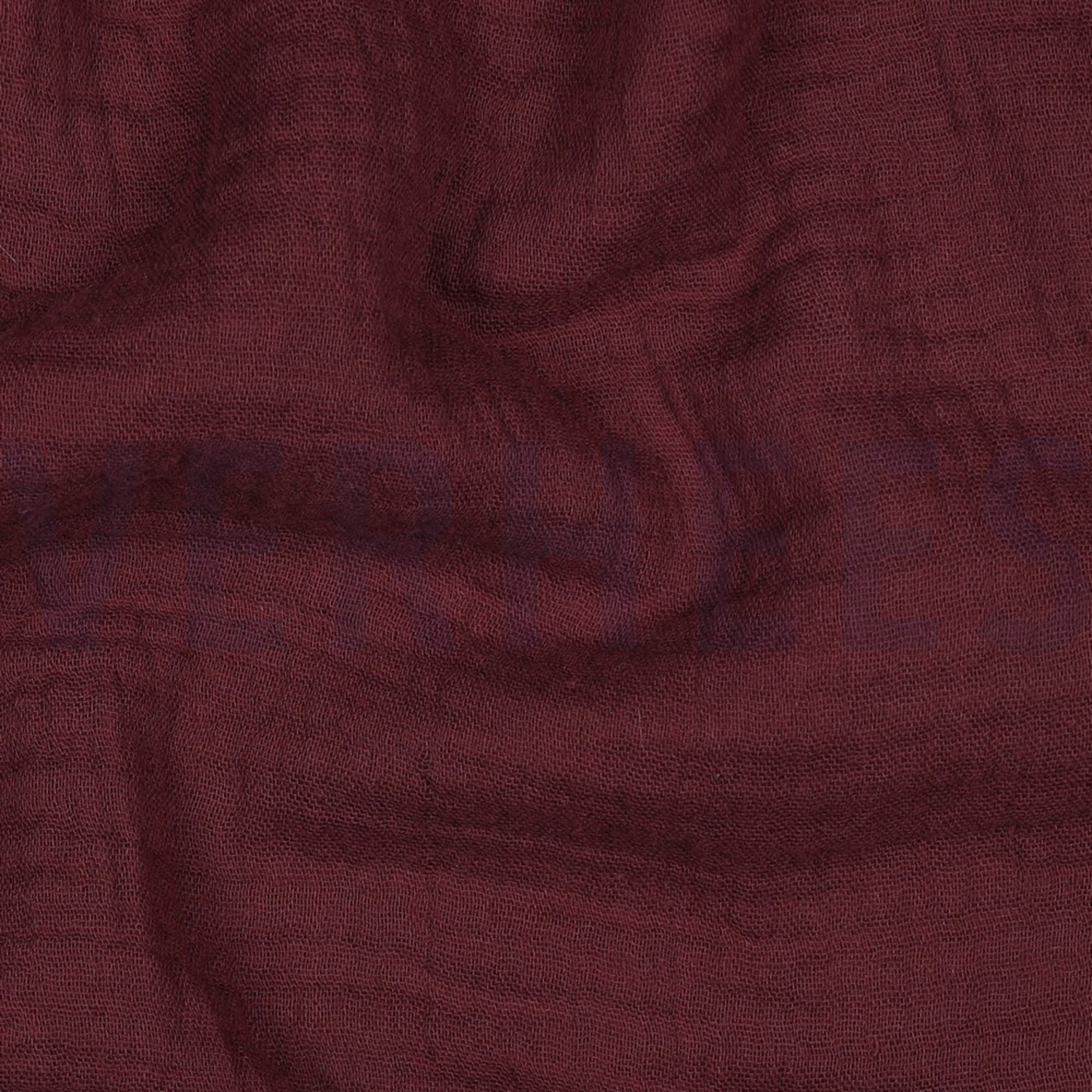 TRIPLE GAUZE GOTS AUBERGINE (high resolution) #2