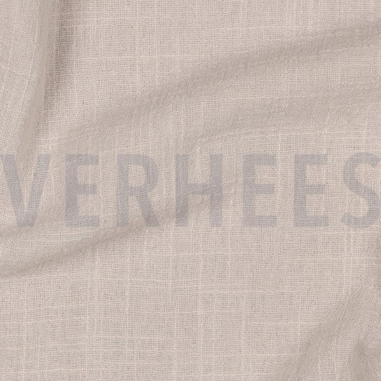 BAUMWOLLE SLUB GEWASCHEN BEIGE #7