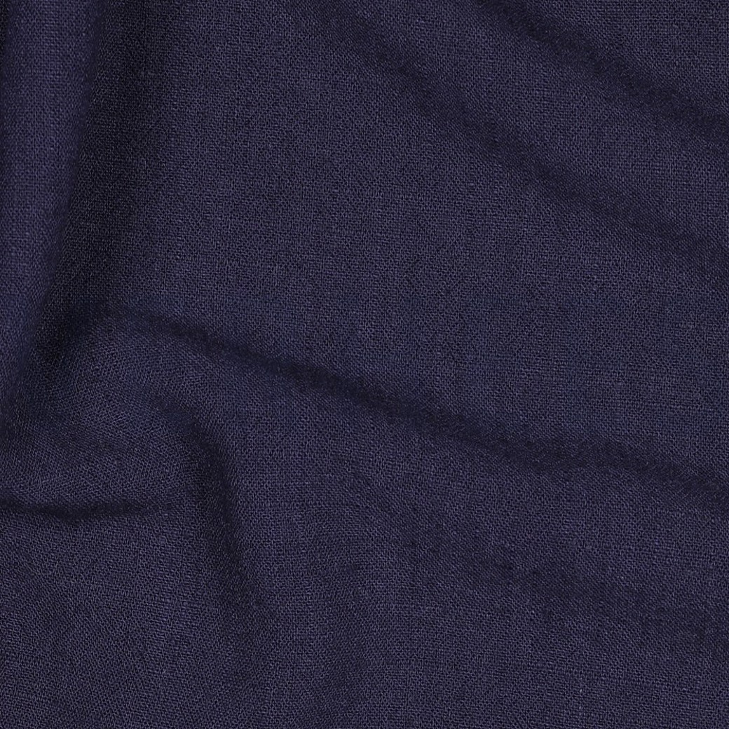 LINEN VISCOSE WASHED NAVY #2