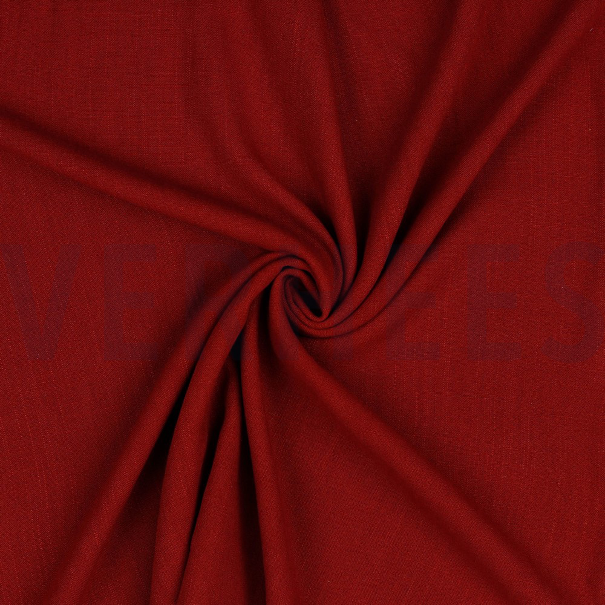 LINEN VISCOSE WASHED DARK RED (high resolution) #2