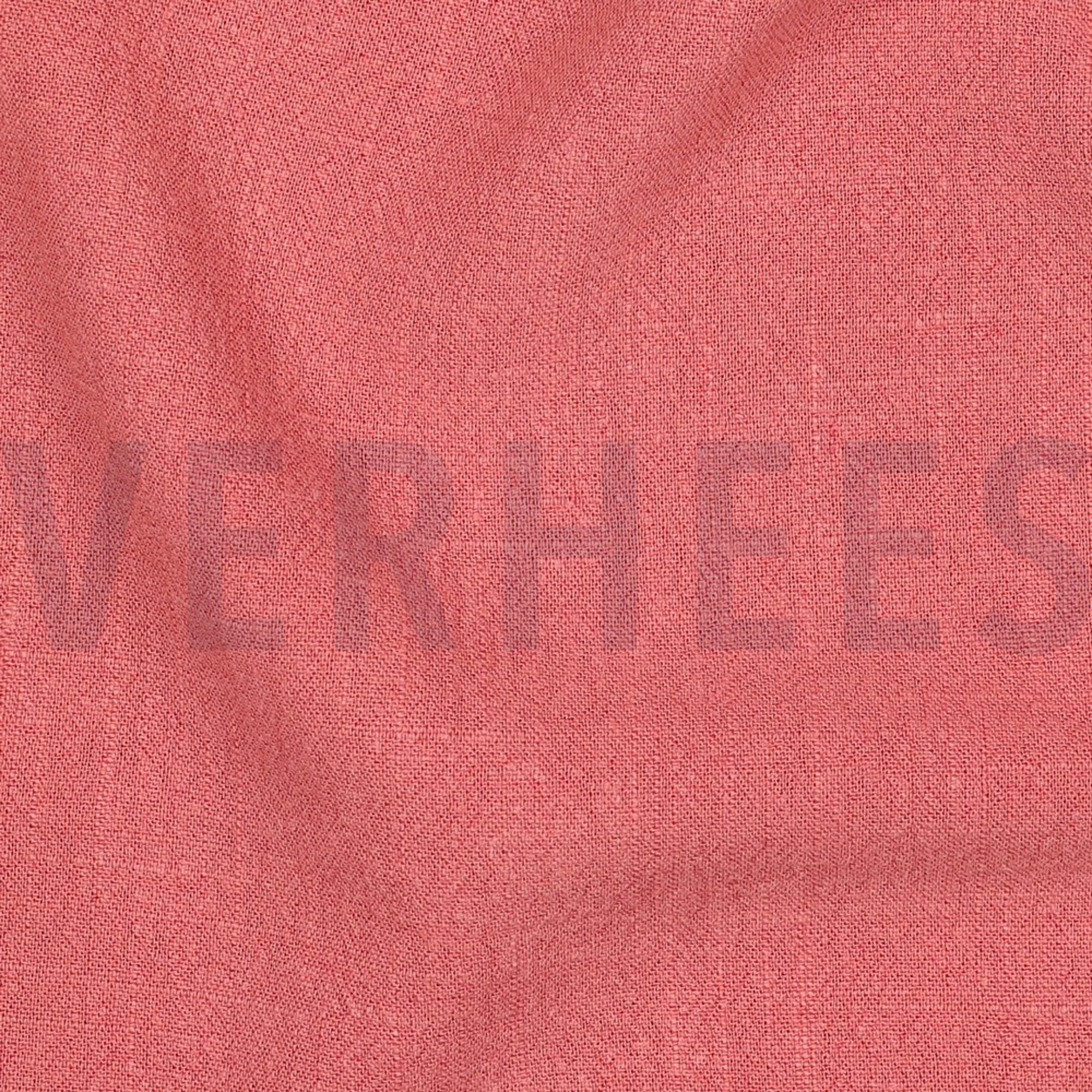 LINEN VISCOSE WASHED CORAL (high resolution) #2