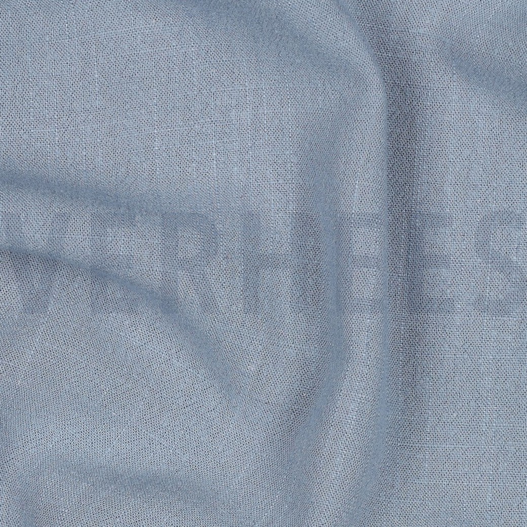 LINEN VISCOSE WASHED BLUE #2
