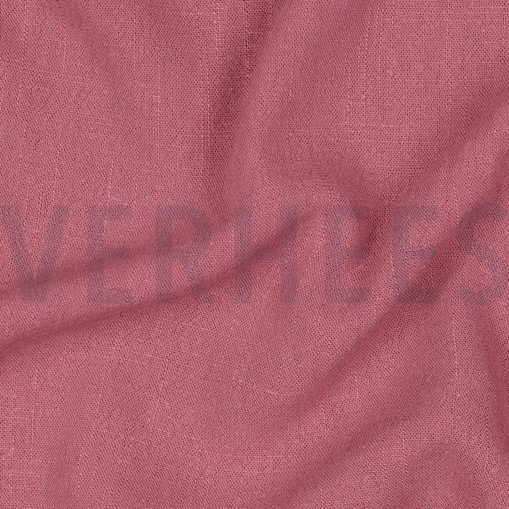 LINEN VISCOSE WASHED OLD PINK #2