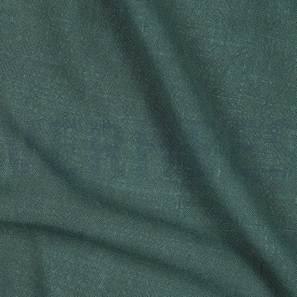 LINEN VISCOSE WASHED DARK GREEN #2