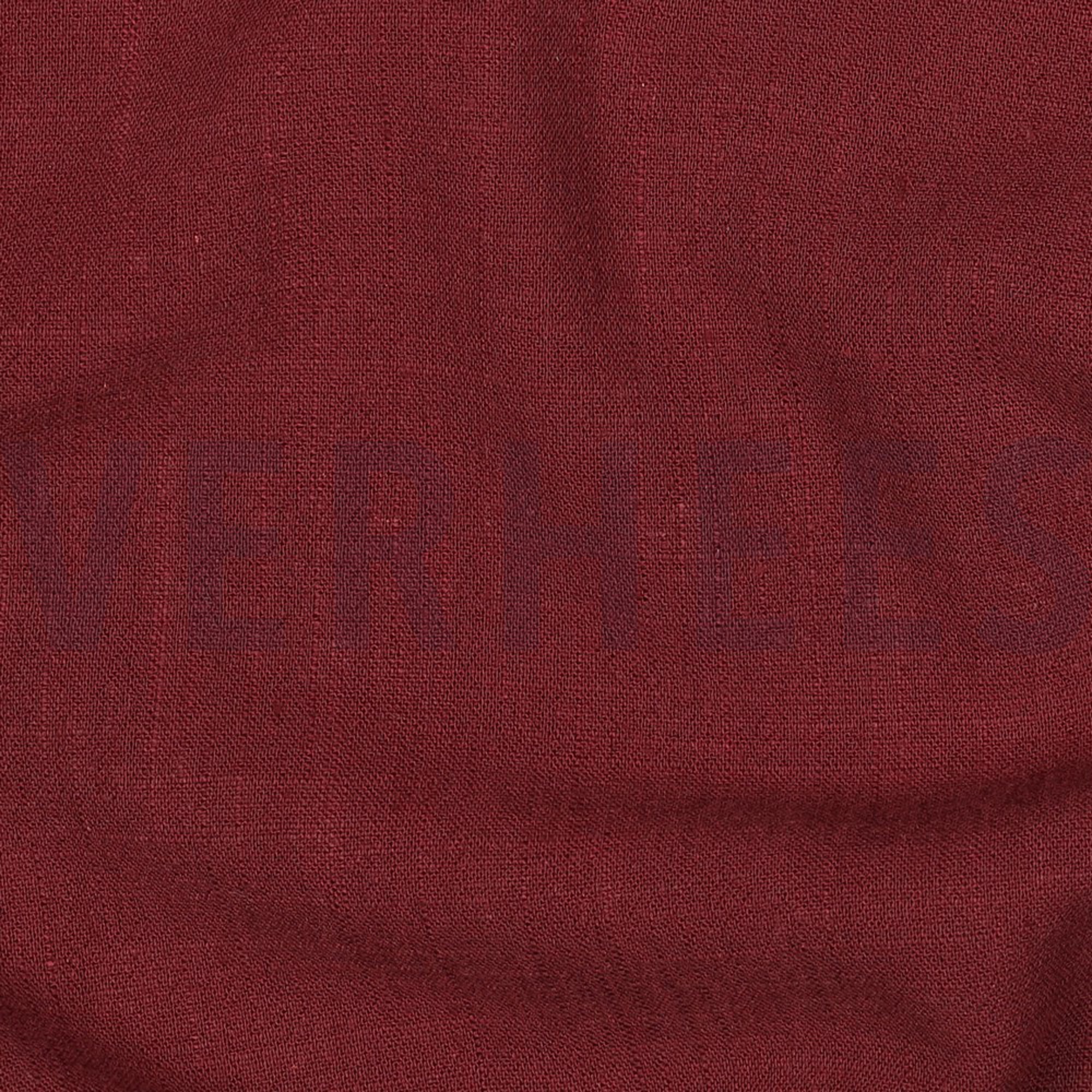 LINEN VISCOSE WASHED WINE RED (high resolution) #2