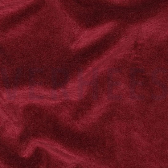 NICKI VELOURS BORDEAUXROT #7