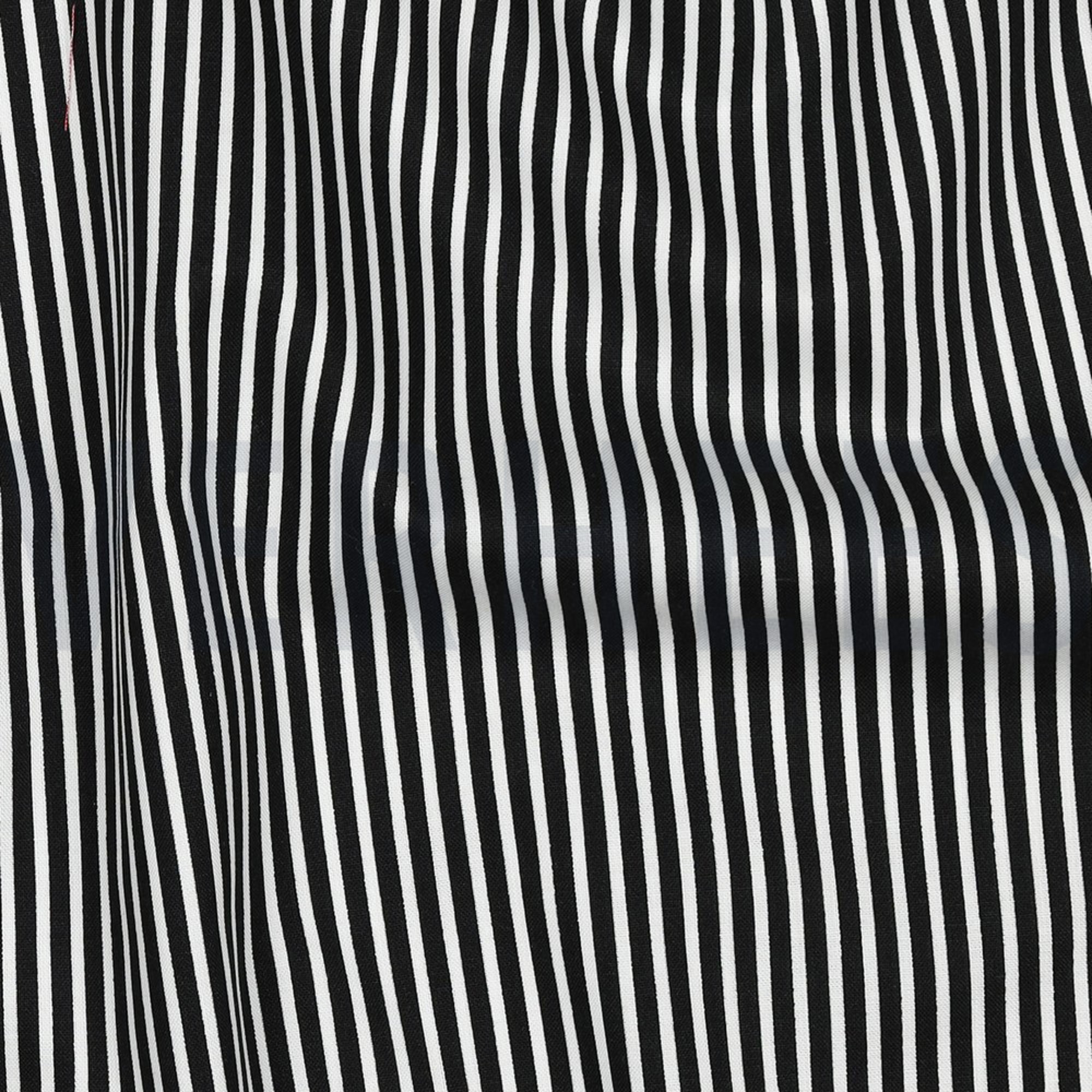 POPLIN STRIPE BLACK (high resolution) #2