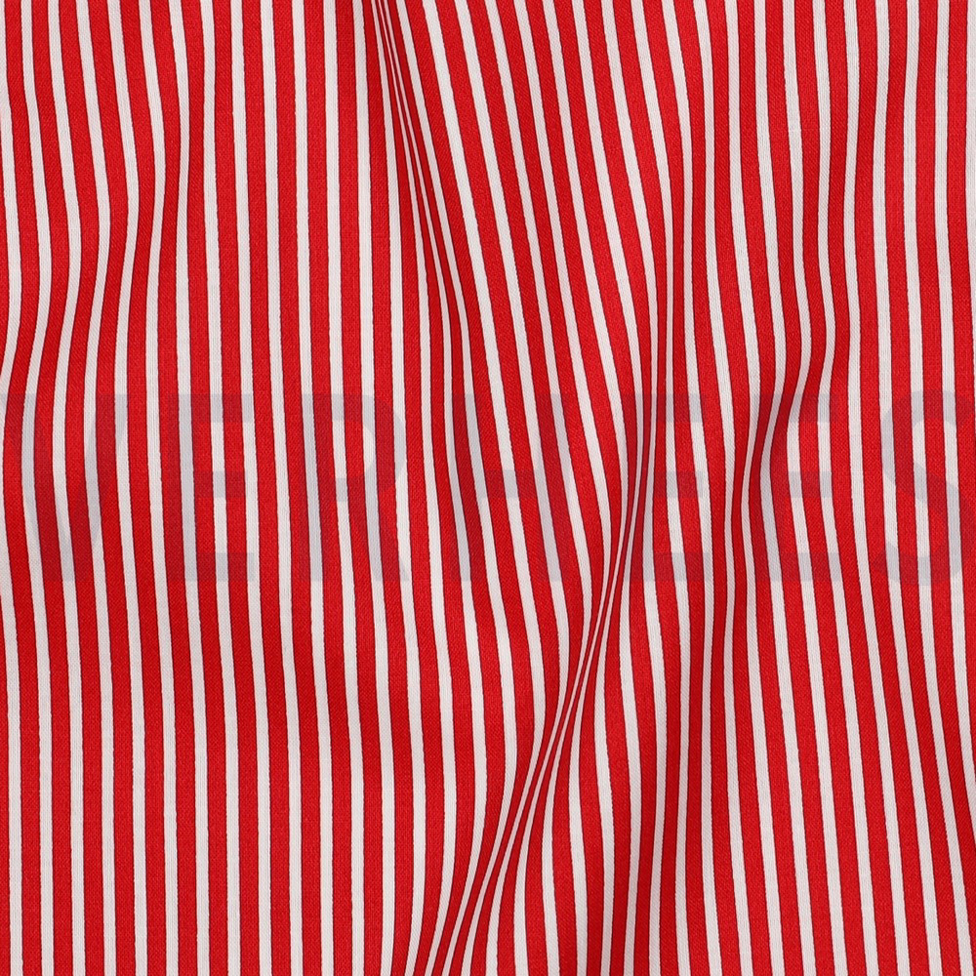 POPLIN STRIPE RED (high resolution) #2