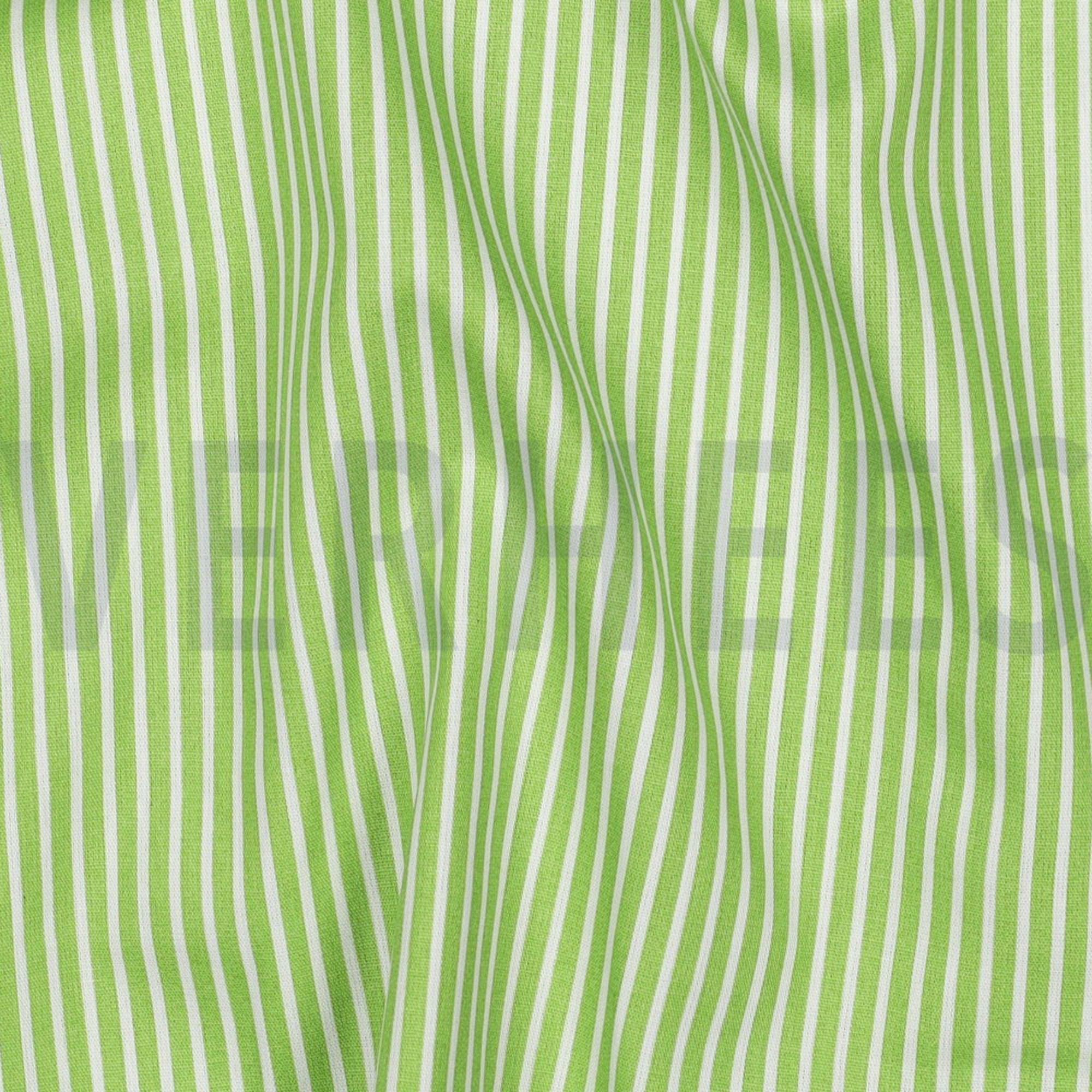POPLIN STRIPE LIME (high resolution) #2