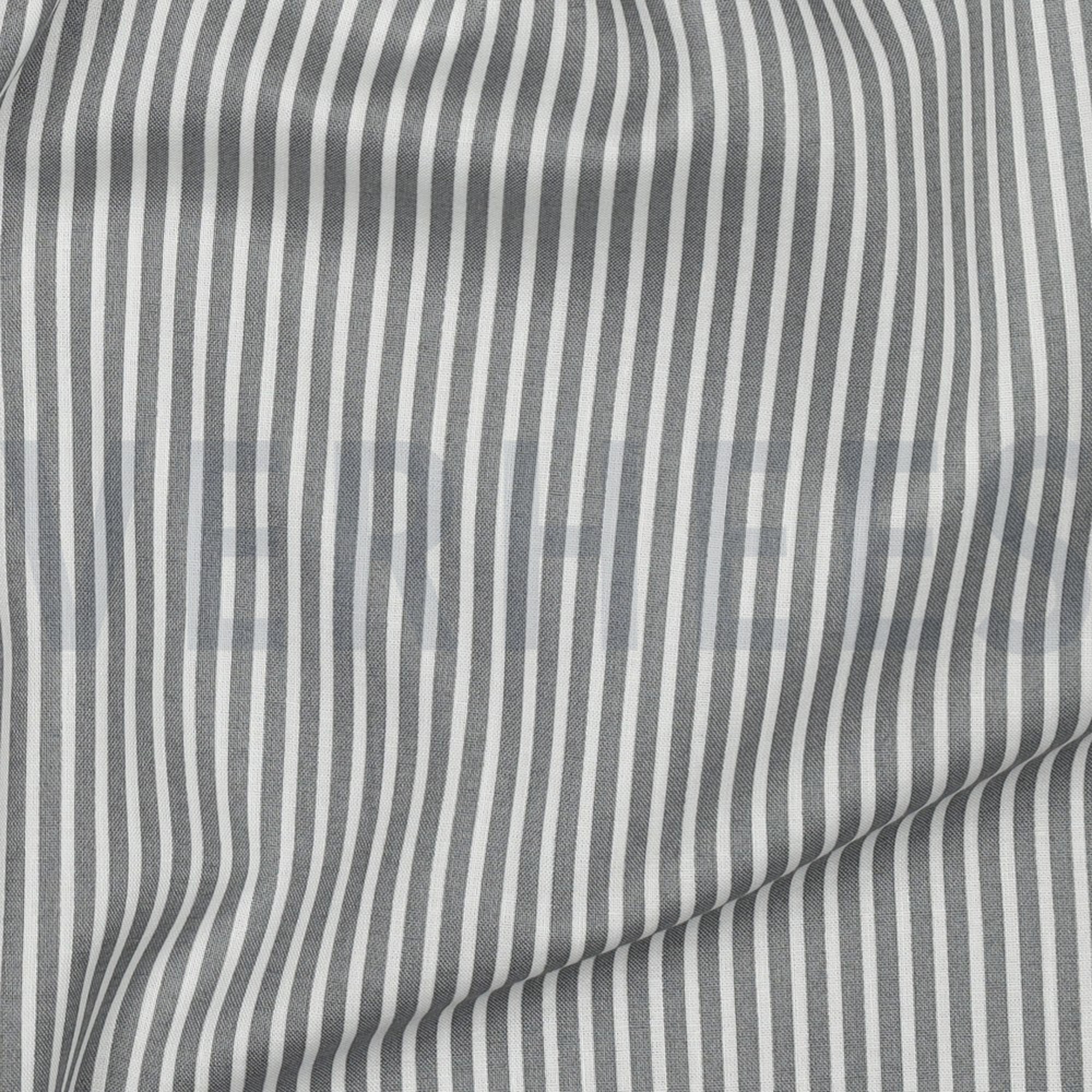POPLIN STRIPE GREY (high resolution) #2