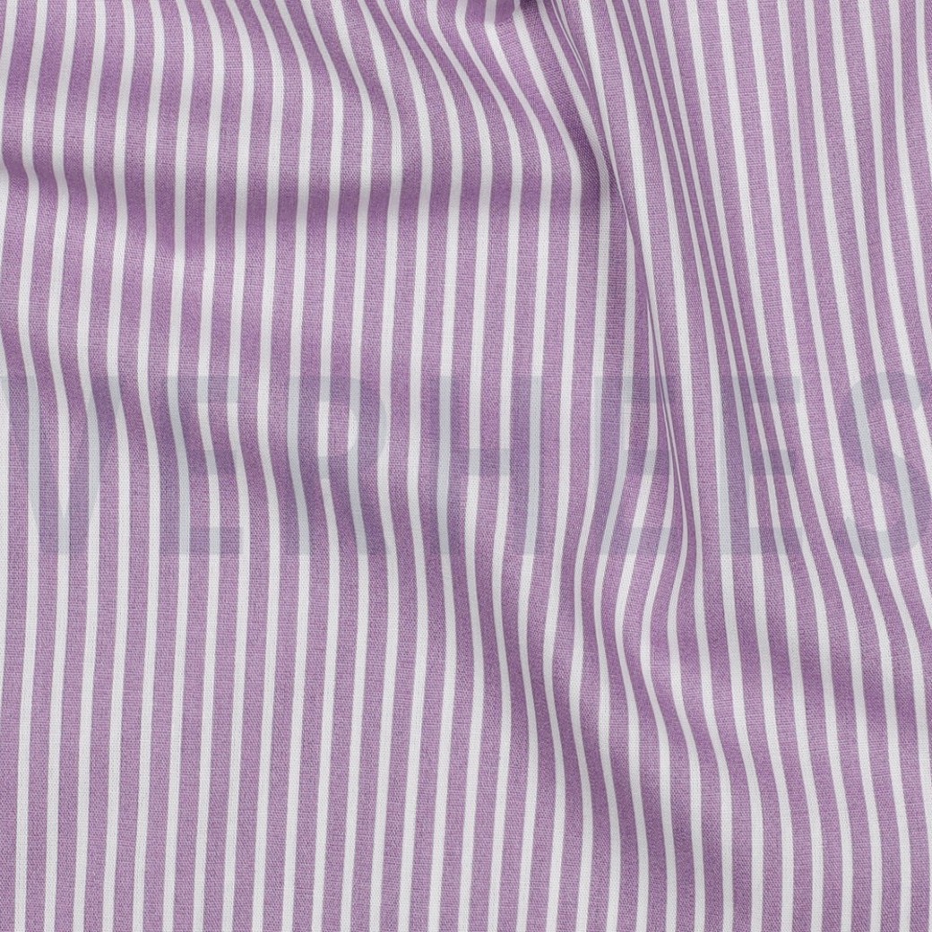 POPLIN STRIPE LILAC #2