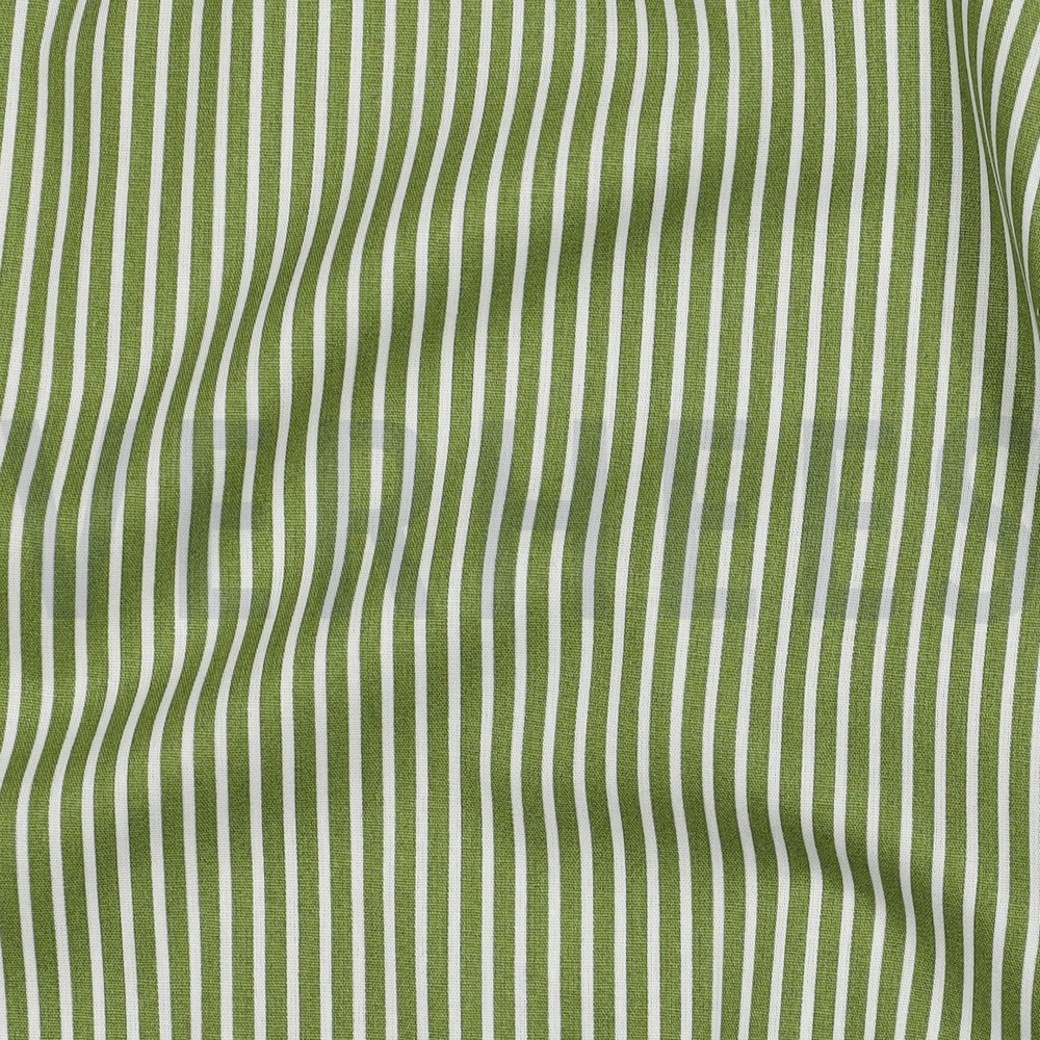 POPLIN STRIPE GREEN #2