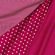 POPLIN STRIPE CERISE (thumbnail) #2