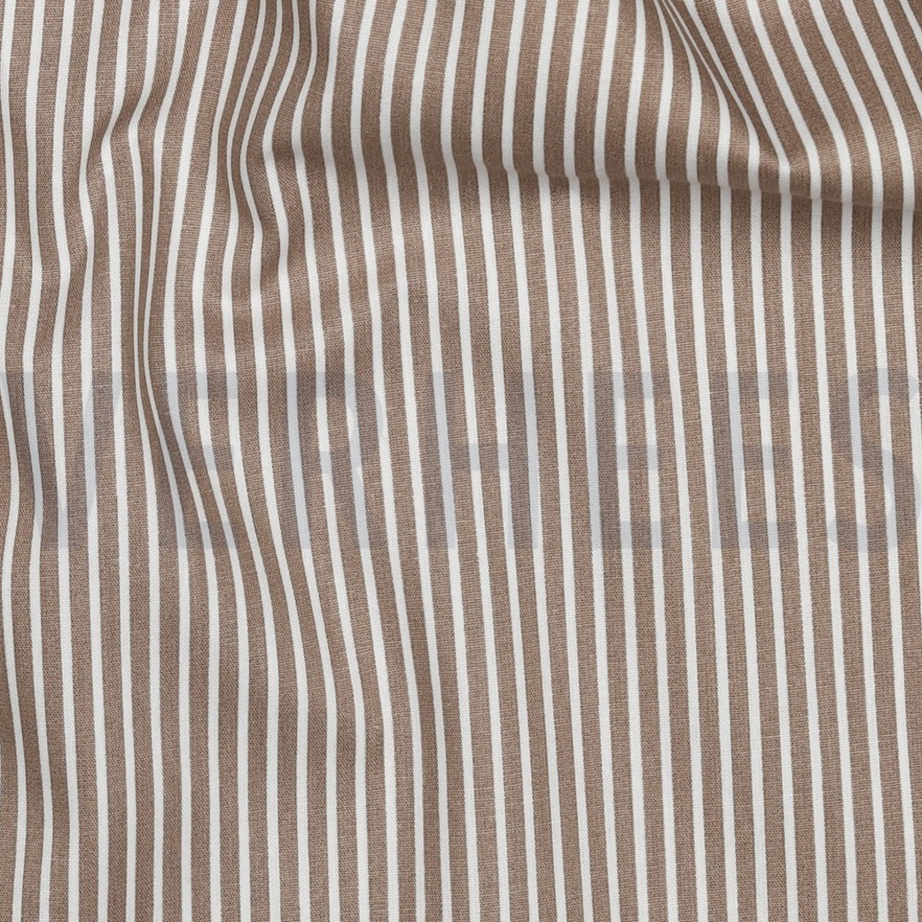 POPLIN STRIPE TAUPE #2