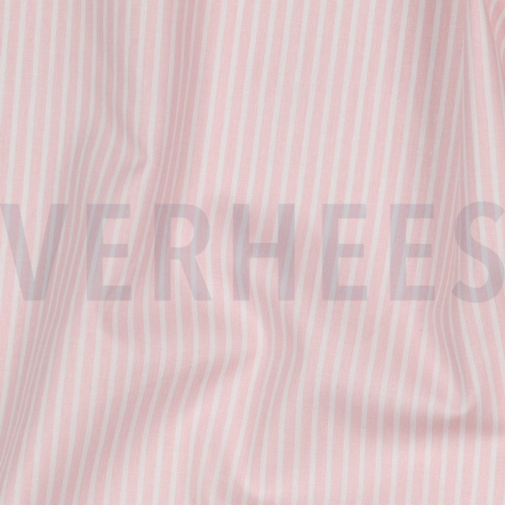 POPLIN STRIPE LIGHT ROSE #2