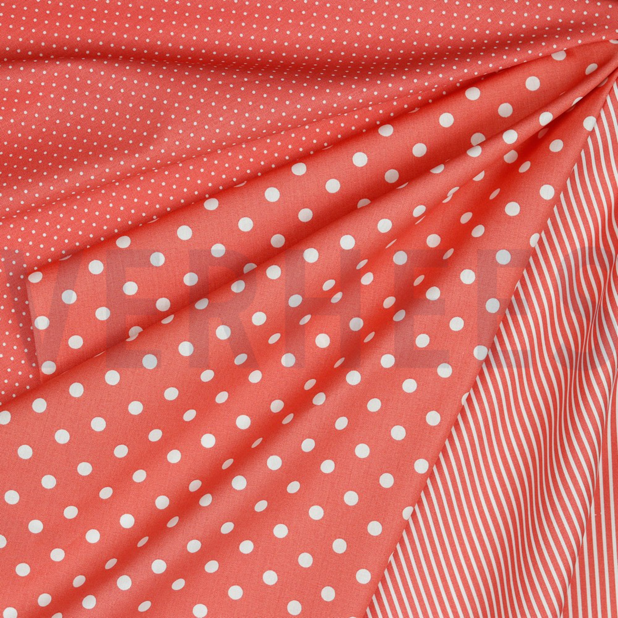 POPLIN STRIPE CORAL (high resolution) #2