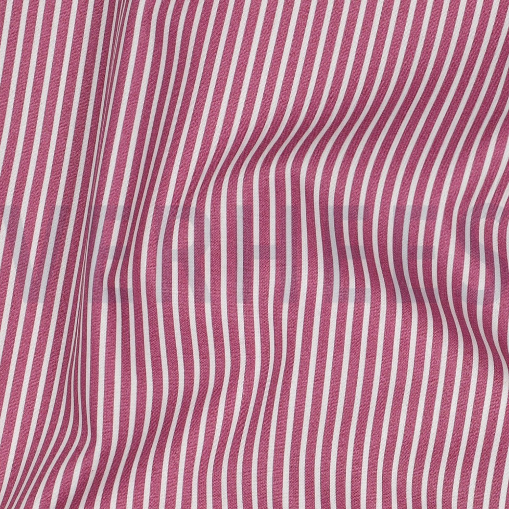 POPLIN STRIPE MAUVE #2