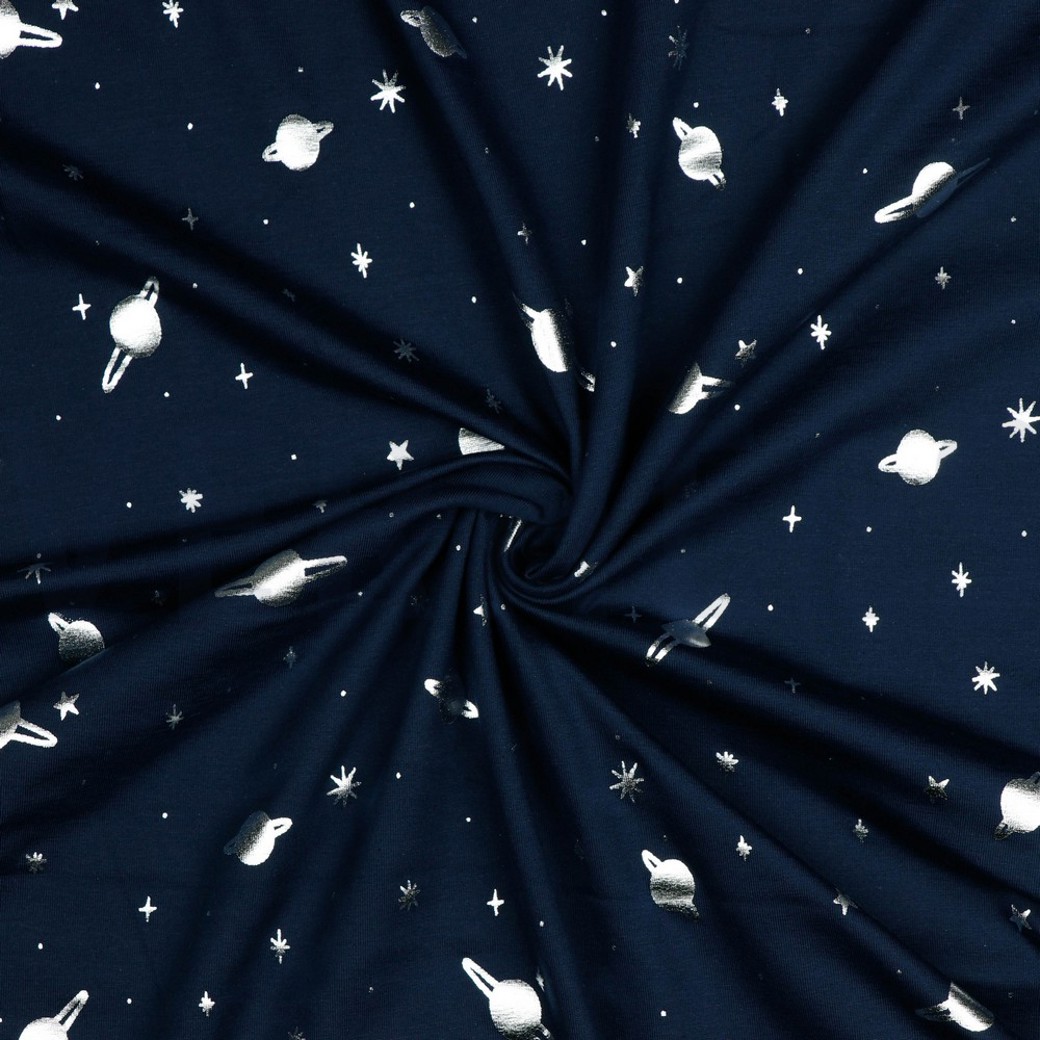 JERSEY FOIL SPACE NAVY #2