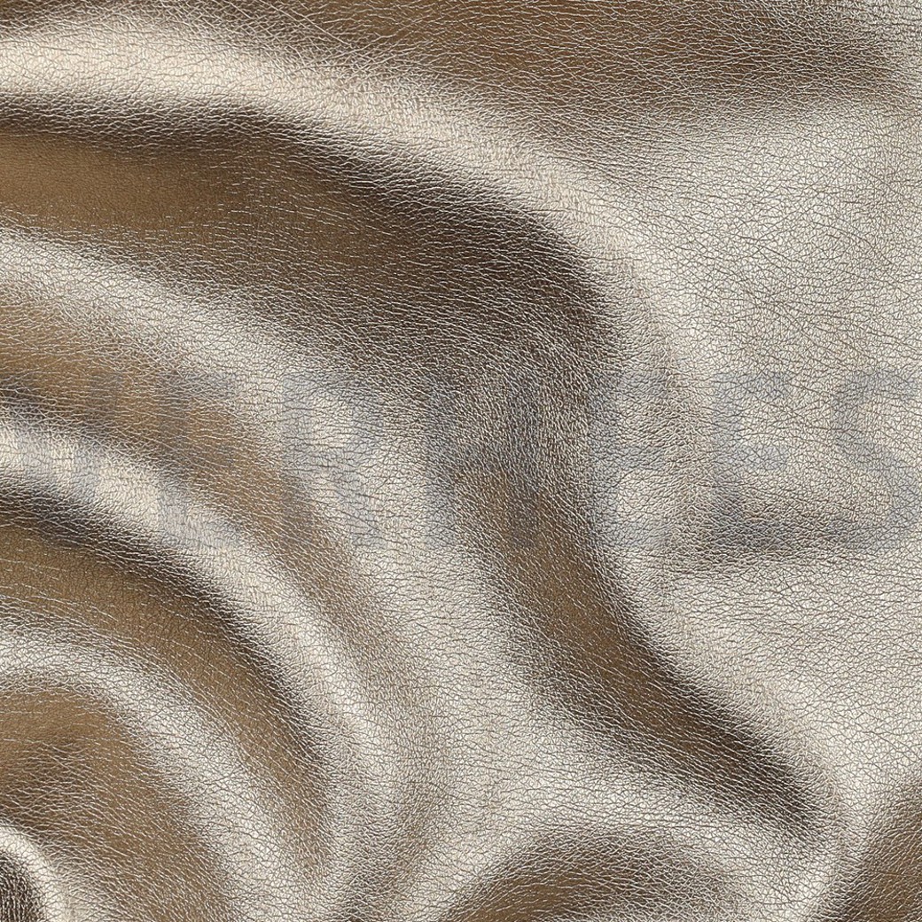 FAUX LEATHER LIGHT GOLD METALLIC #2