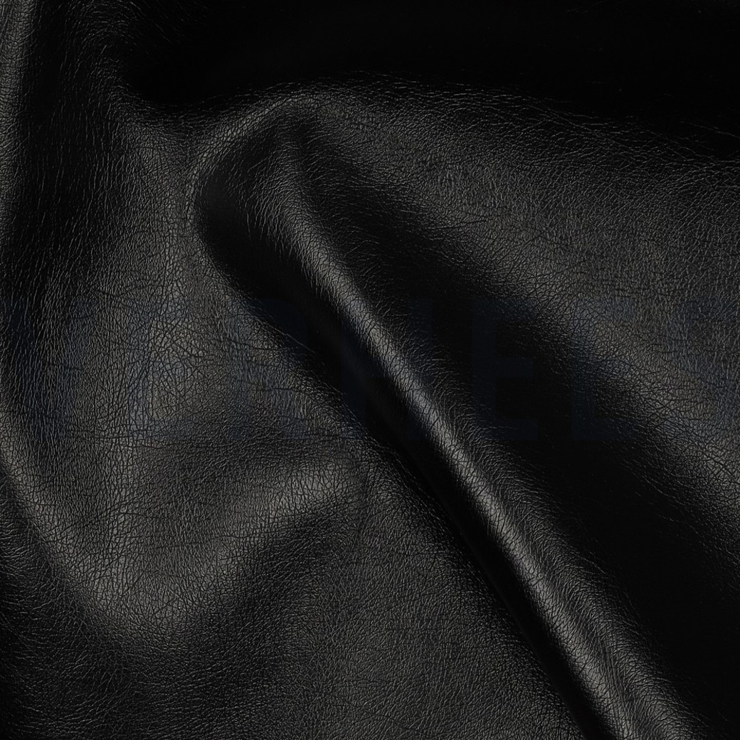 FAUX LEATHER ANTHRACITE METALLIC #2