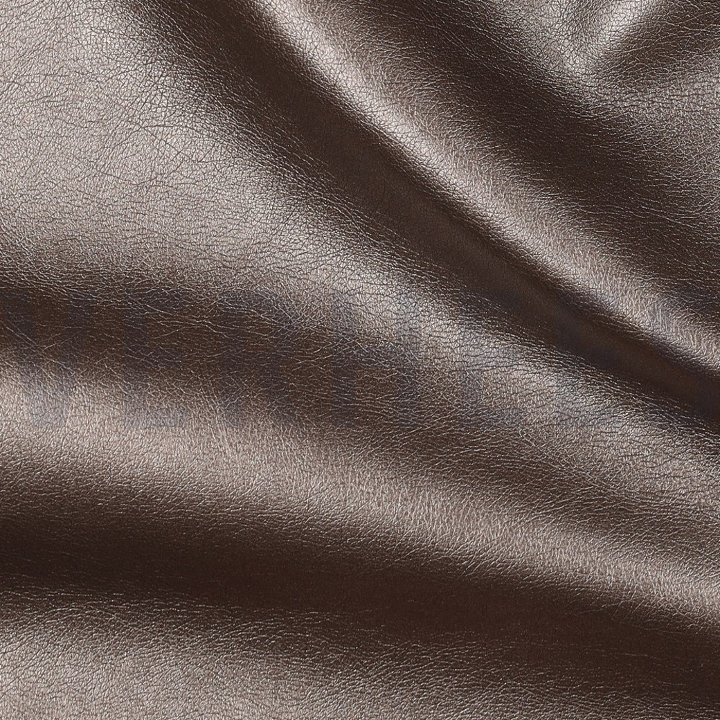 FAUX LEATHER BROWN METALLIC #2
