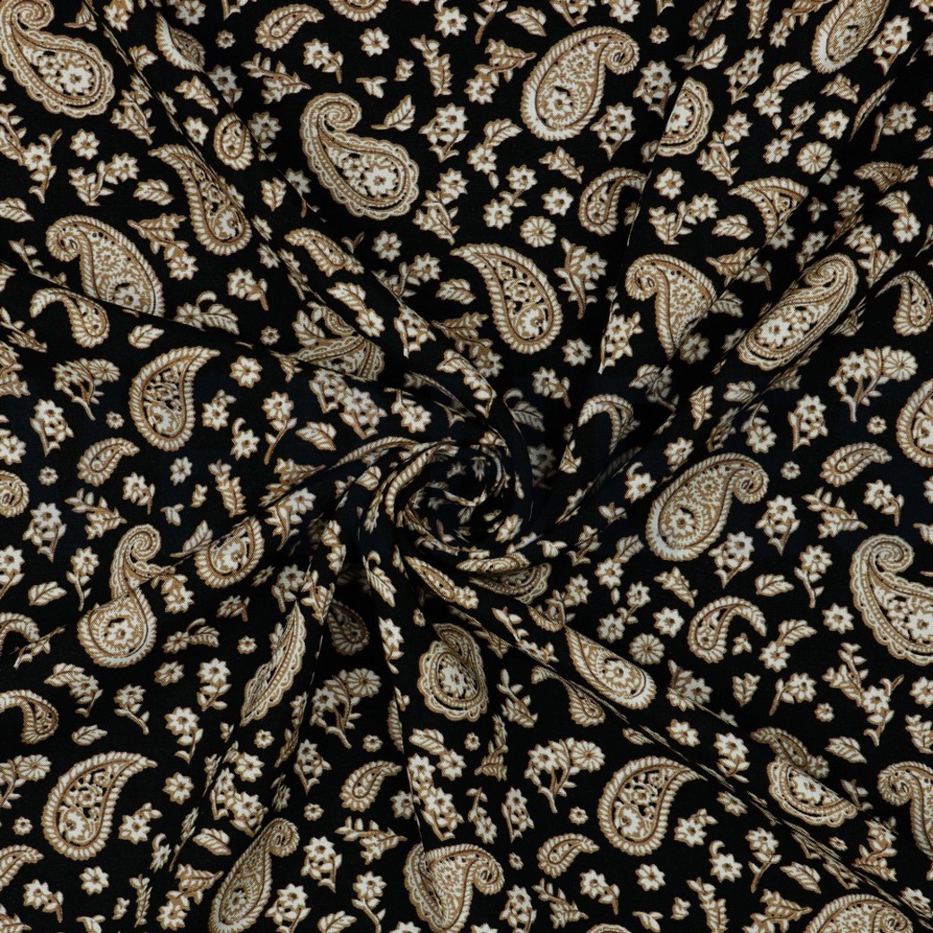 RADIANCE PAISLEY BLACK #2