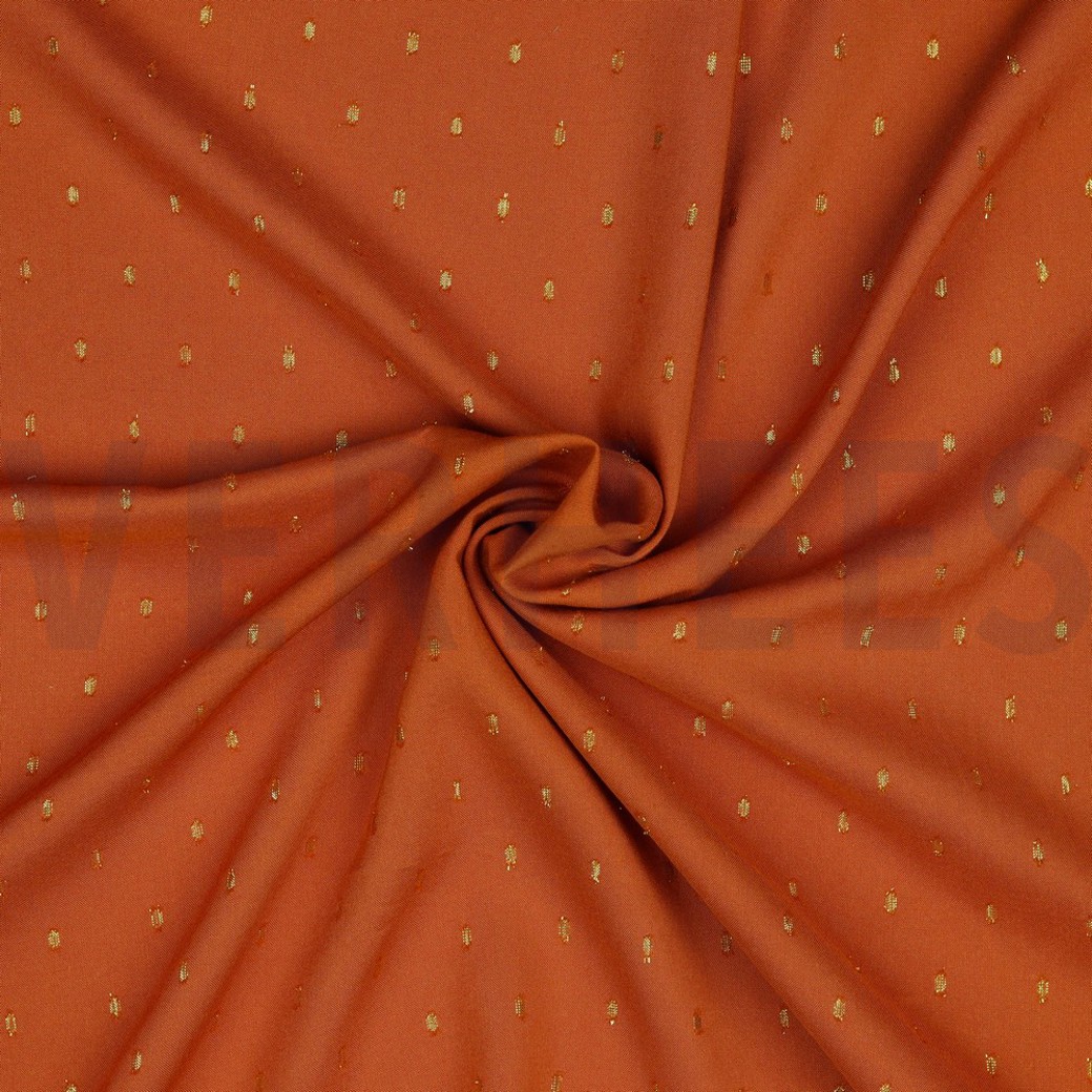 VISCOSE LUREX RUST #2