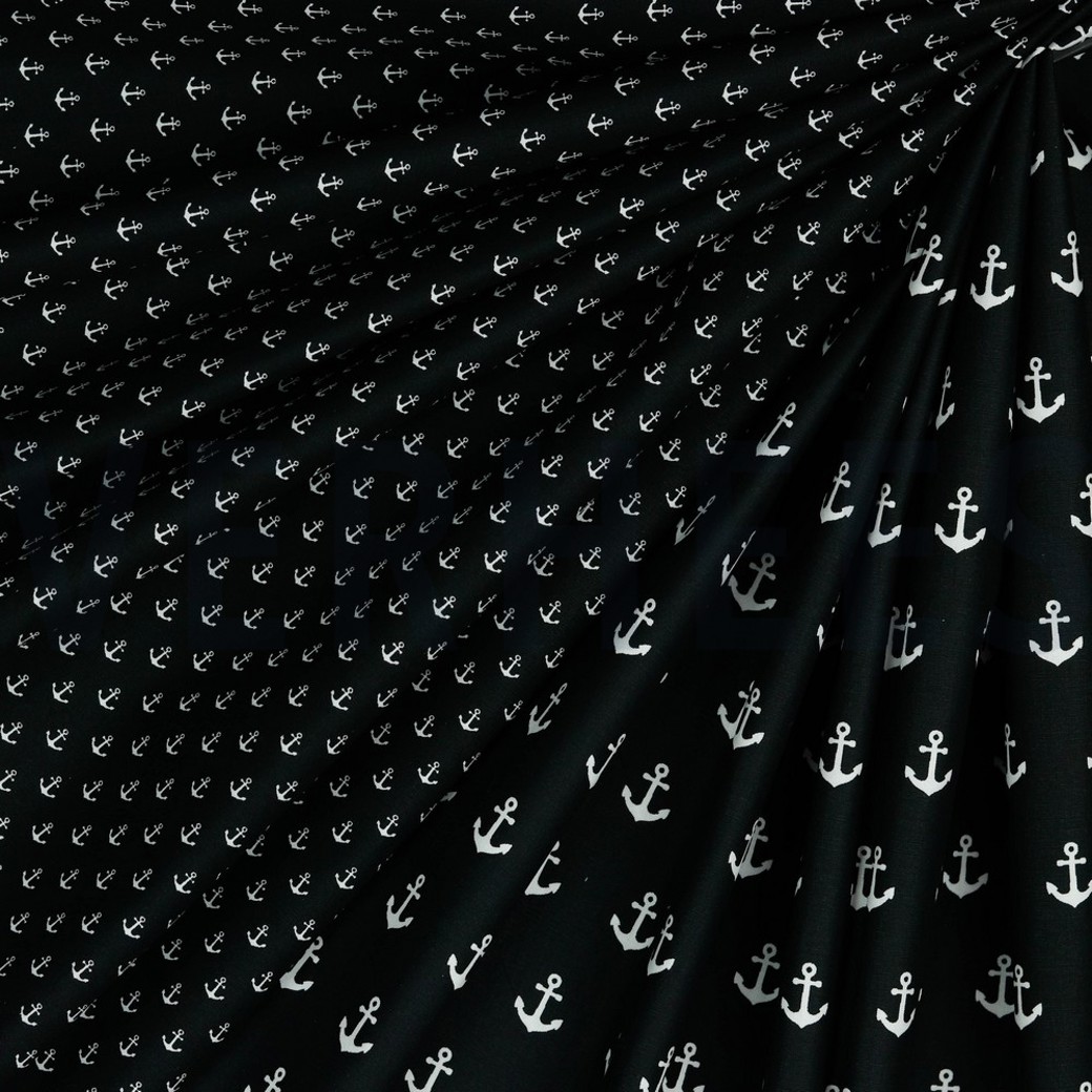 POPLIN ANCHOR BLACK #2