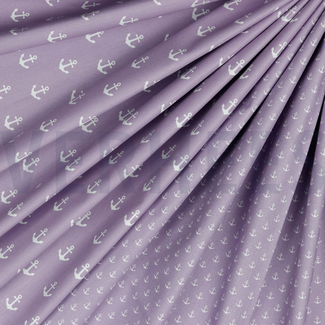POPLIN ANCHOR LILAC #2