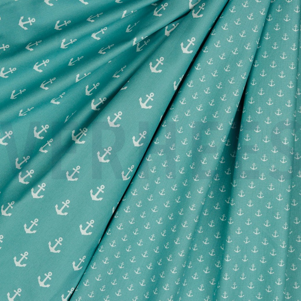 POPLIN ANCHOR OLD GREEN #2