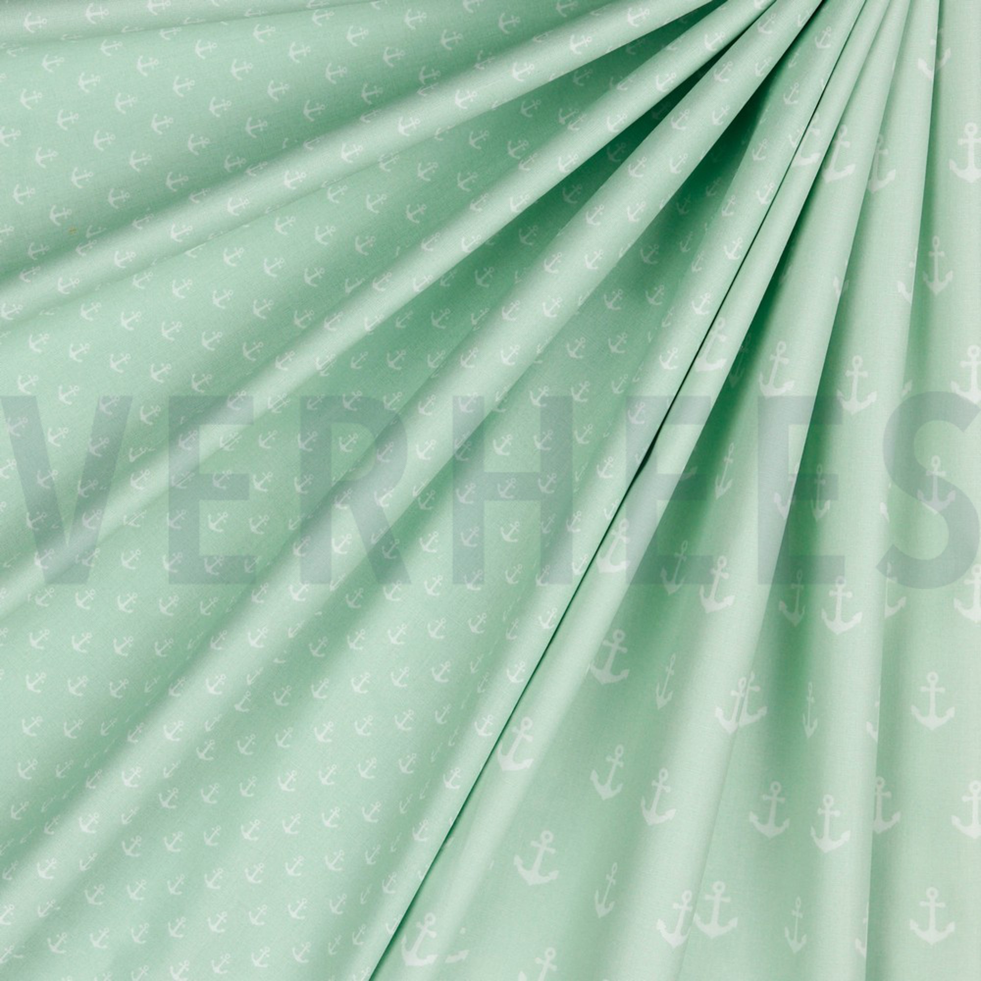 POPLIN PETIT ANCHOR MINT (high resolution) #2