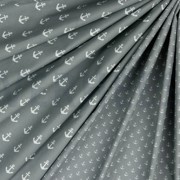 POPLIN PETIT ANCHOR GREY (thumbnail) #2