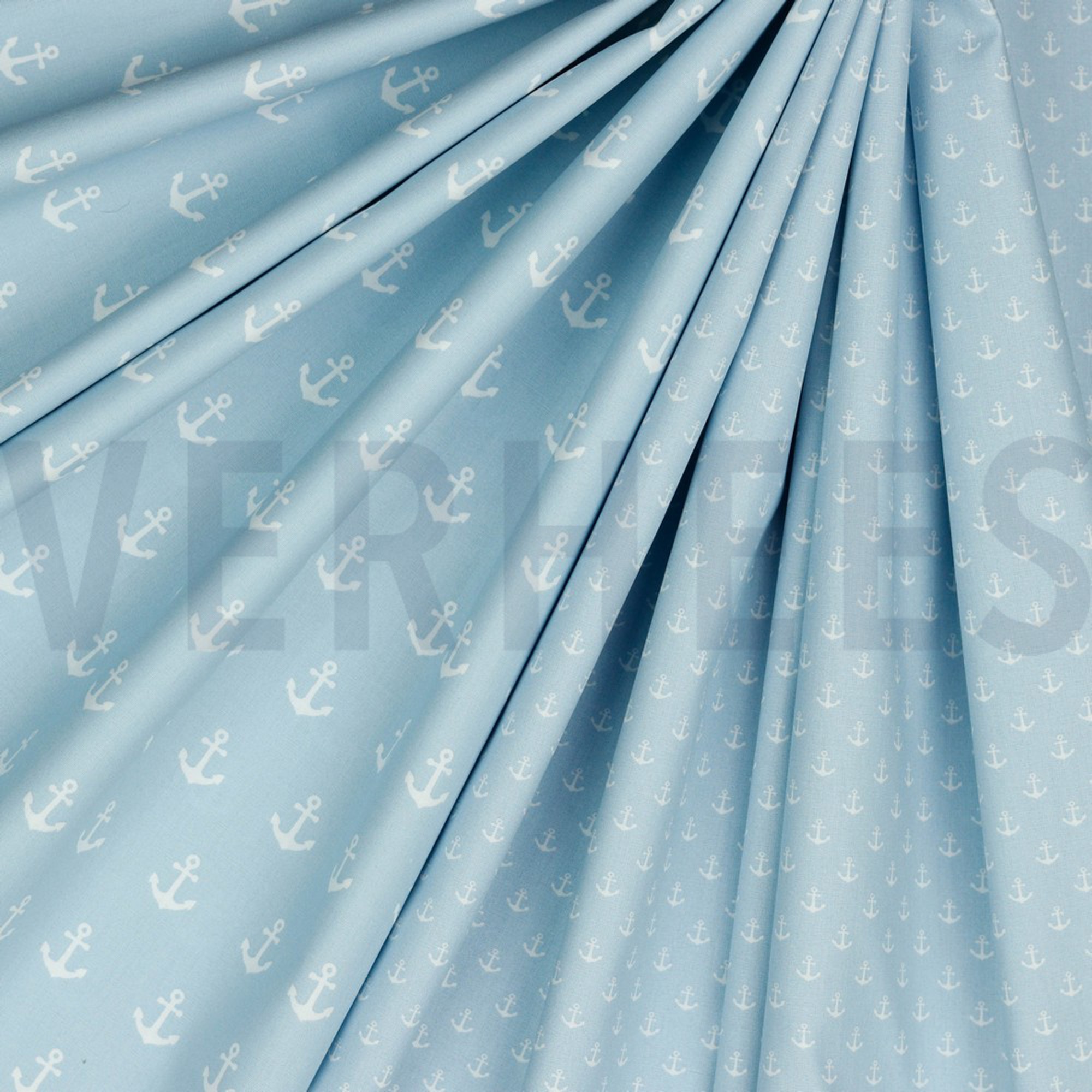 POPLIN PETIT ANCHOR LIGHT BLUE (high resolution) #2
