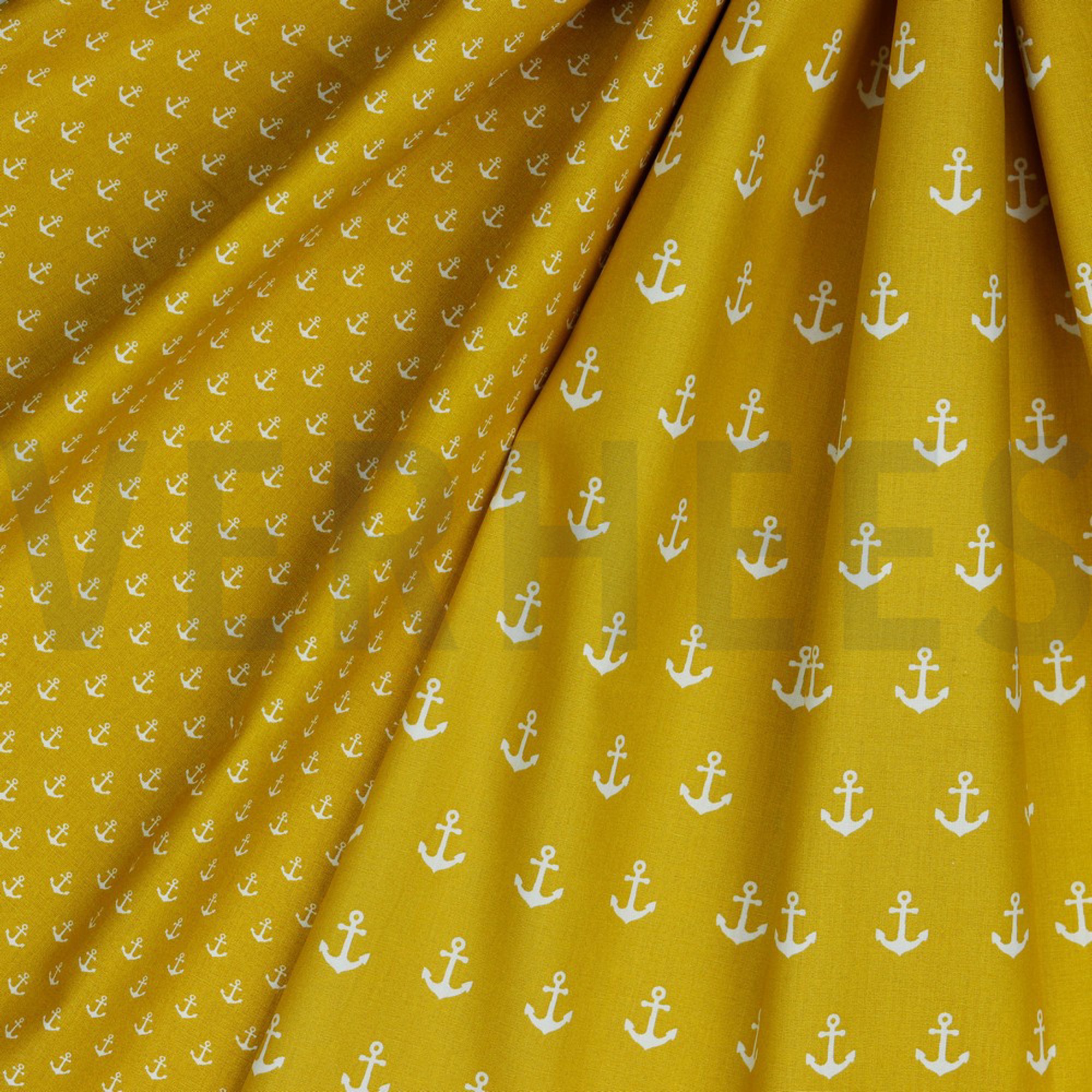POPLIN PETIT ANCHOR OCHRE (high resolution) #2
