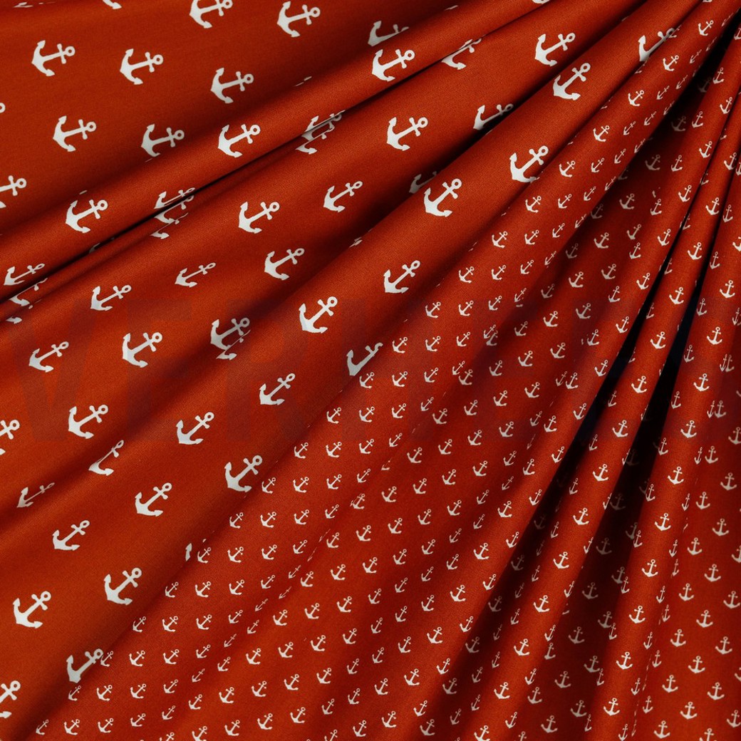 POPLIN PETIT ANCHOR TERRA #2