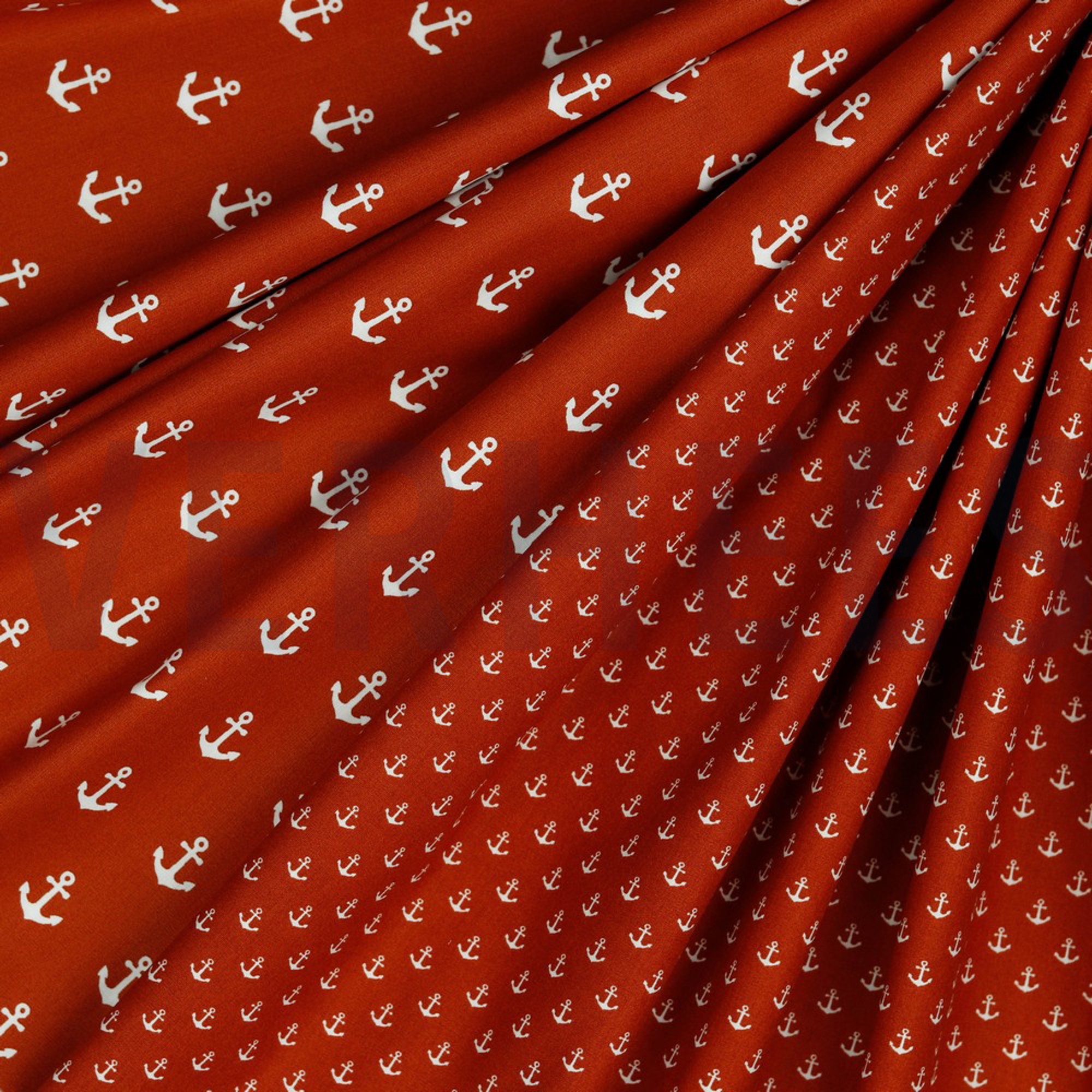 POPLIN PETIT ANCHOR TERRA (high resolution) #2