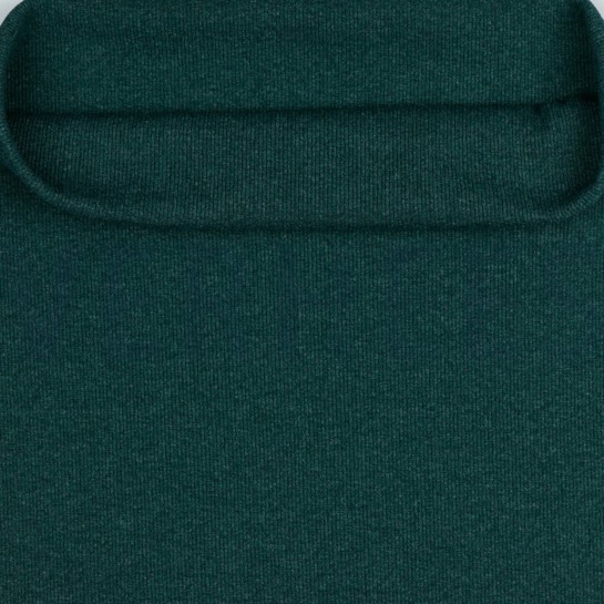 RIPPENBÜNDCHEN DUNKELGRÜN MELIERT #7